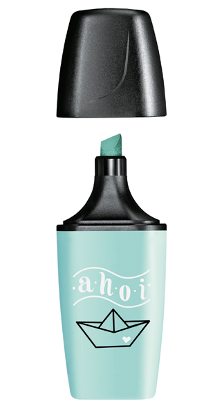 ROTU FLUOR MINI BOSS AZUL PASTEL-CAJA 10-TOQUE TURQUESA