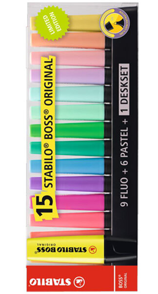 ROTU FLUOR BOSS VERDE PASTEL-CAJA 10-PIZCA DE MENTA