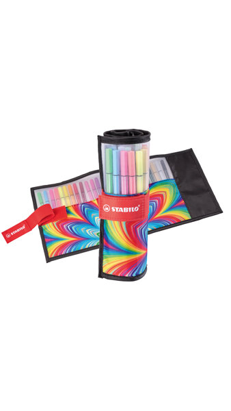 ROTU STABILO POINT 68 25U ESTUCHE ROLLERSET ARTY PEN