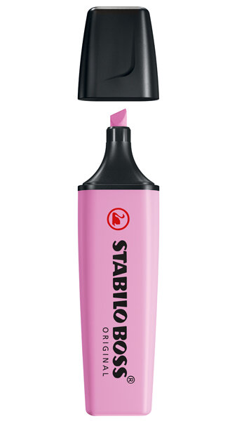 ROTU FLUOR BOSS FUCSIA PASTEL-CAJA 10U-FUCSIA HELADO