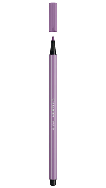 ROTU STABILO PEN 68 LILA GRISACEO-10U CAJA
