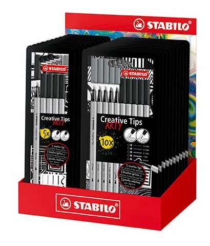 ROTU 18 COLORES STABILO TRIO A-Z AGARRE TRIANGULAR