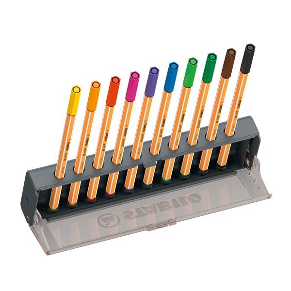 ESTUCHE CLICK SET POINT 88 10 COLORES SURTIDOS