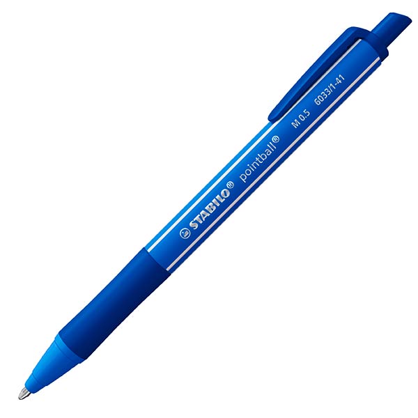 BOLI POINTBALL AZUL MARINO 10U CAJA STABILO COLORFUL