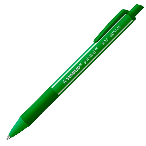 BOLI POINTBALL VERDE MENTA 10U CAJA STABILO COLORFUL
