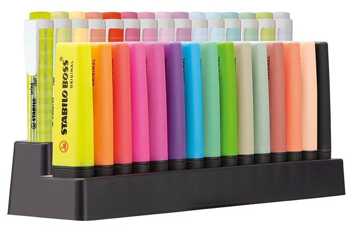 SET MESA 30 ROTU FLUOR SURTIDOS (15U BOSS + 15U SWING)