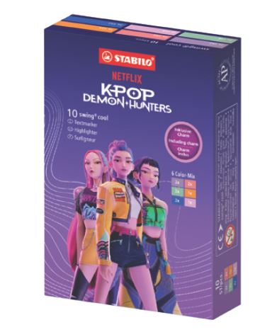 ROTU FLOUR SWING COOL KPOP 6 COLORES SURT. KPOP - 10U CAJA