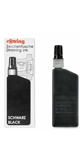 TINTERO NEGRO ROTRING FRASCO 23ML