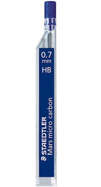 MINAS 07 MM HB MARSMICRO 12 MINAS TUBO - CAJA 12 TUBOS