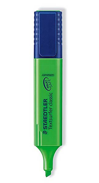 ROTU FLUOR STAEDTLER TEXTSURFER VERDE CAJA 10U