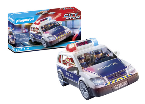 PLAYMOBIL COCHE DE POLICIA CON LUCES Y SONIDO
