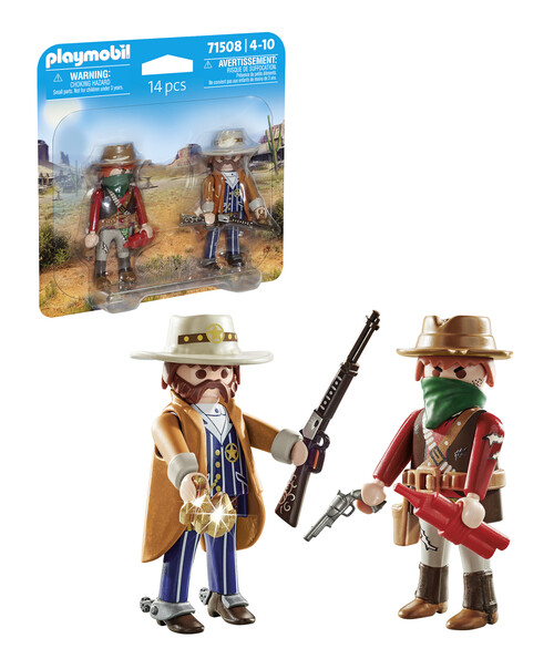 PLAYMOBIL BANDIDO Y SHERIFF