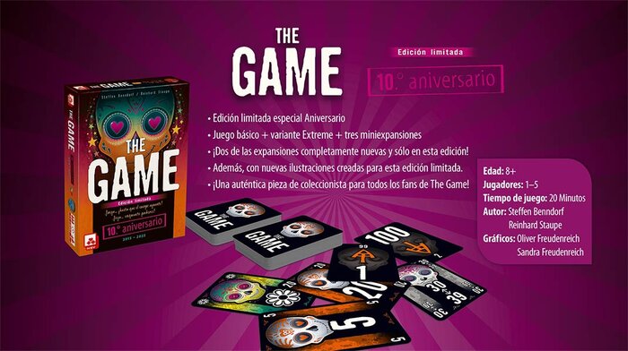 JUEGO DE MESA THE GAME 10  ANIVERSARIO