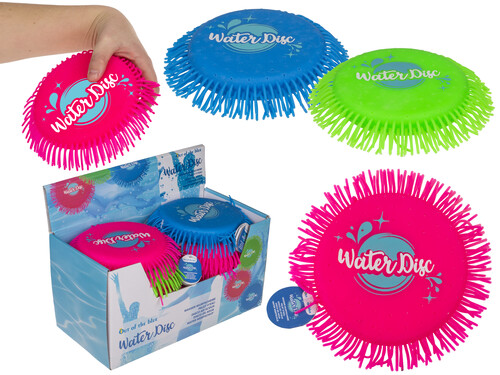 DISCO SILICONA DE AGUA 13CM 3 COLORES SURT. - EXP. 12U