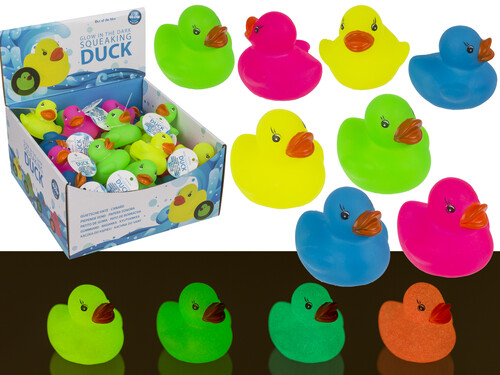 MINI PATITO CHILLON BRILLA EN LA OSCURIDAD 4 COL - EXP. 36U