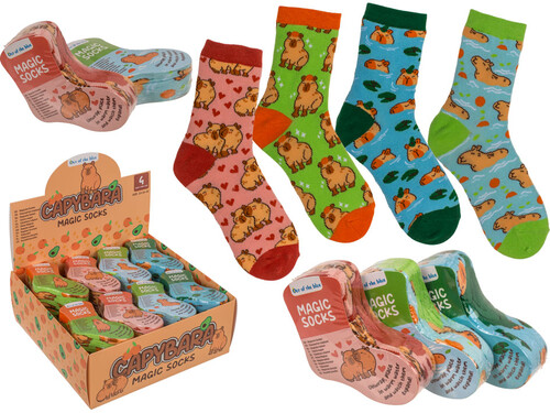CALCETINES MAGICOS PARA NI�O CAPIBARA TALLA 22-34