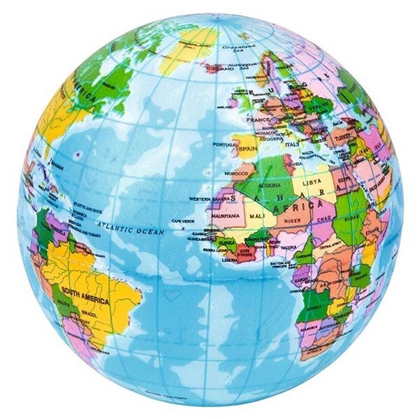 BOLA ANTI-ESTRES BOLA DEL MUNDO