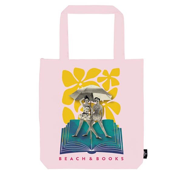 BOLSA COMPRA CLASSICS FORMA LIBRO 32X38CM ALGODON