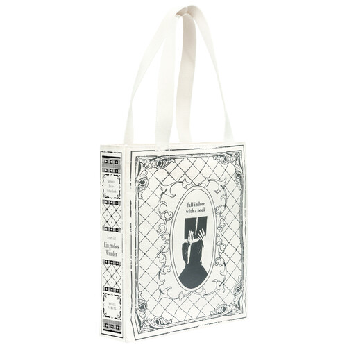 BOLSA COMPRA CLASSICS FORMA LIBRO 32X38CM ALGODON