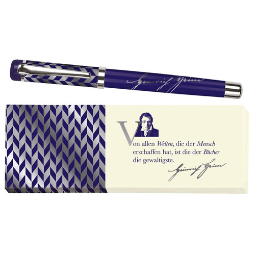 BOLI METALICO ROLLER HEINRICH HEINE EN ESTUCHE REGALO