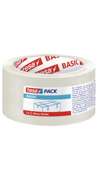 CINTA EMBALAR 50X66M TRANSPARENTE BASIC-PACK 6-CAJA 36-TESA