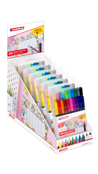 ROTU EDDING 1200 20U BLISTER SURTIDOS-8 BLISTERS EXPOSITOR