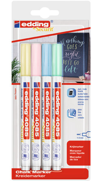 ROTU TIZA LIQUIDA C. PASTEL EDDING 4085 4U BLISTER (P.FINA)