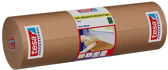 CINTA ADHESIVA PAPEL 19X33M 8U TORRE TESAFILM