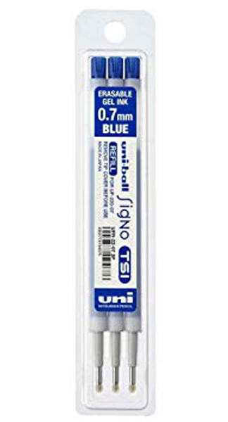 RECAMBIO BOLI SIGNO TSI AZUL GEL 07MM 3U BOLSA