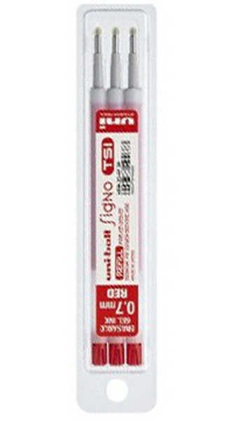 RECAMBIO BOLI SIGNO TSI ROJO GEL 07MM 3U BOLSA