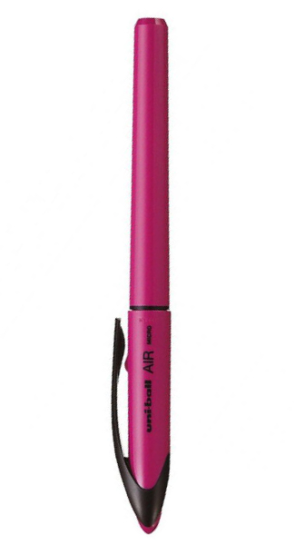 BOLI AIR MICRO 05MM ROSA (TINTA NEGRA) CAJA 12U UBA-188E
