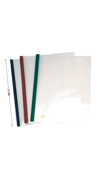 DOSSIER C/VARILLA A4 PP TRANSPARENTE CAJA 120U