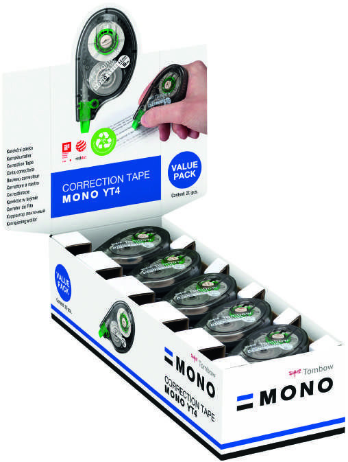 CORRECTOR CINTA 4,2MMX10M TOMBOW 20U CAJA
