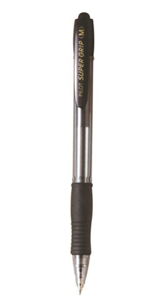 BOLI PILOT SUPERGRIP NEGRO - CAJA 12