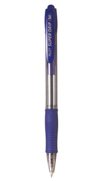BOLI PILOT SUPERGRIP AZUL - CAJA 12