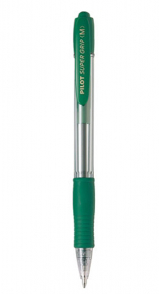BOLI PILOT SUPERGRIP VERDE - CAJA 12