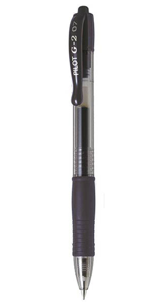 BOLI PILOT G2 07 NEGRO - CAJA 12