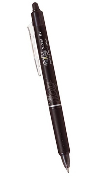 BOLI PILOT FRIXION CLICKER NEGRO - CAJA 12