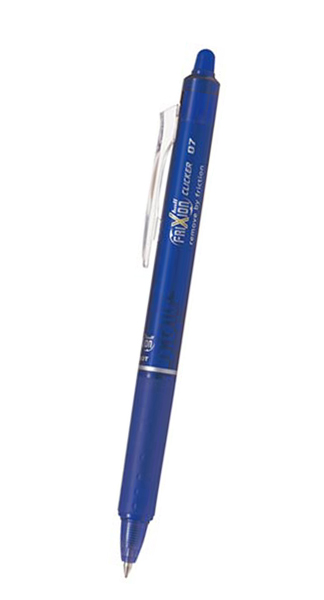 BOLI PILOT FRIXION CLICKER AZUL - CAJA 12