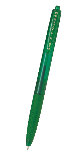 BOLI PILOT SUPERGRIP G VERDE-CAJA 12U