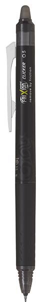 BOLI FRIXION POINT CLICKER NEGRO - CAJA 12 05MM BORRABLE