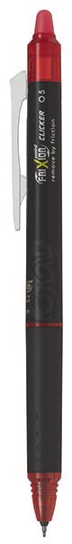 BOLI FRIXION POINT CLICKER ROJO - CAJA 12 05MM BORRABLE