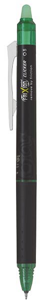 BOLI FRIXION POINT CLICKER VERDE - CAJA 12 05MM BORRABLE