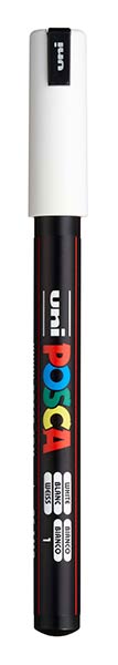 ROTU POSCA PC1MR BLANCO - CAJA 6 ( PC-1MR1 )