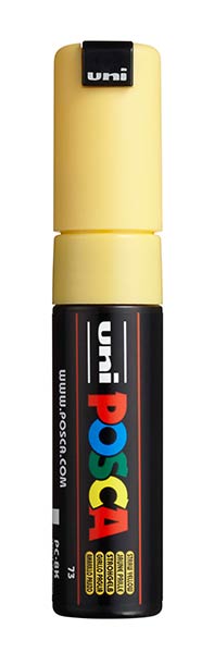 ROTU POSCA PC8K AMARILLO PAJIZO - CAJA 6