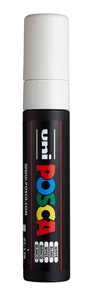 ROTU POSCA PC17K BLANCO - CAJA 5