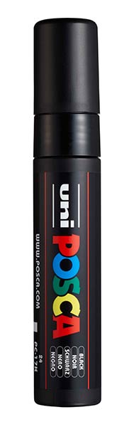 ROTU POSCA PC17K NEGRO - CAJA 5