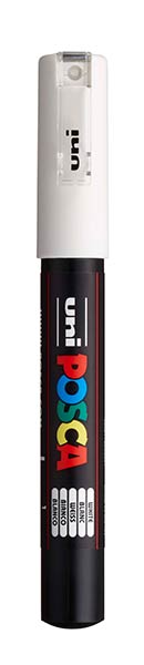 ROTU POSCA PC1M BLANCO - CAJA 6 ( PC-1M1 )