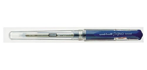 ROTU SIGNO BROAD GEL AZUL CAJA 12U (UNI-BALL) UM-153