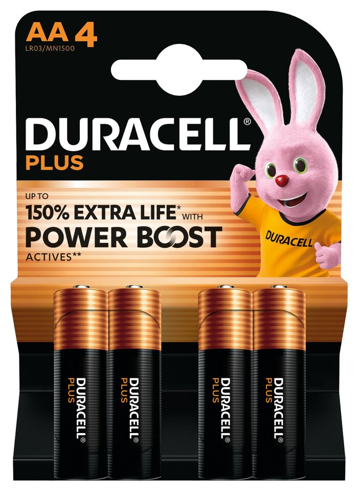 PILA LR06 DURACELL PLUS POWER BOOST-4U BLISTER-CAJA 10U AA